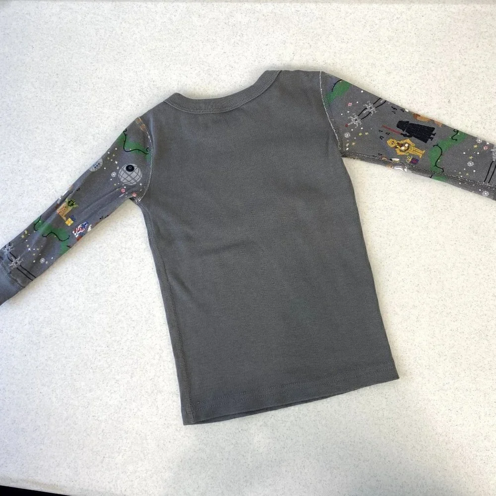 Hanna Andersson Star Wars Christmas Long John Pajamas 18-24M
